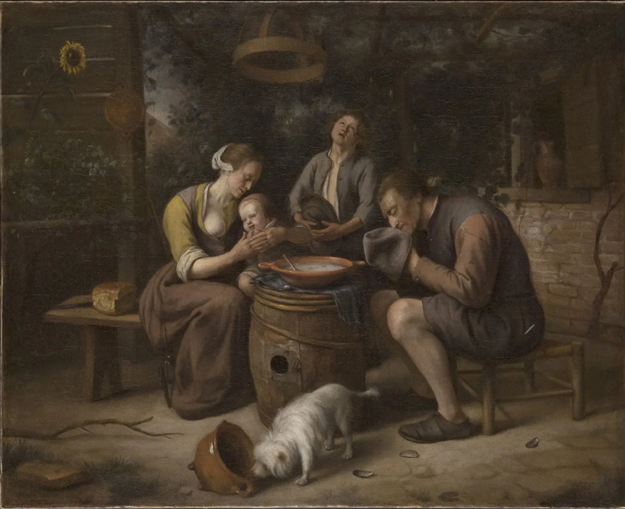 Prière avant le repas - Jan Steen