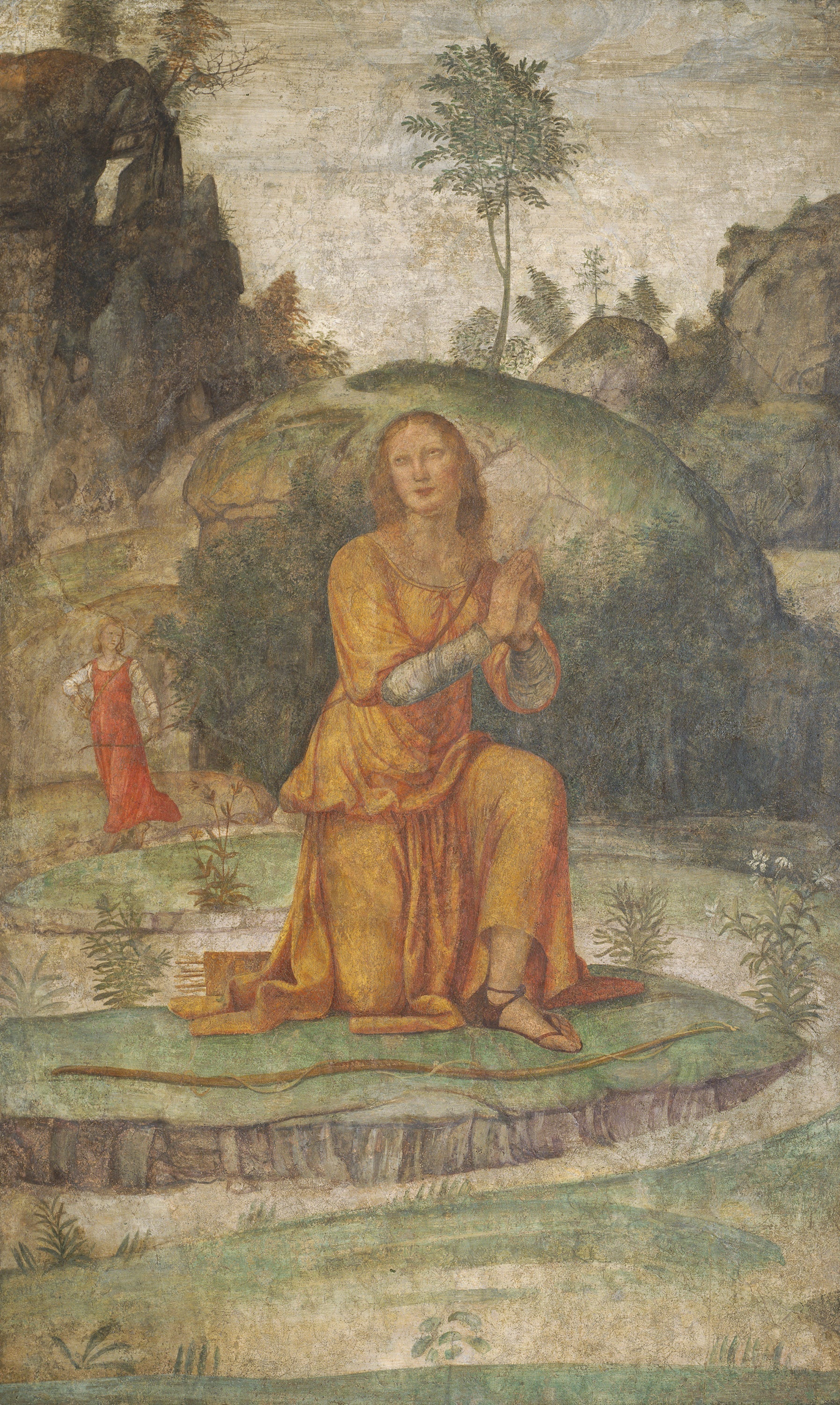 Prière de Procris à Diane - Bernardino Luini image 1 copie peinte à la main à l’huile