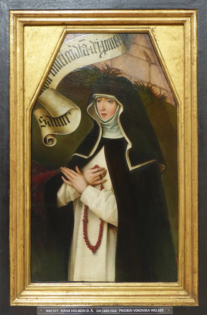 Prieure Veronica Welser - Hans Holbein the Elder