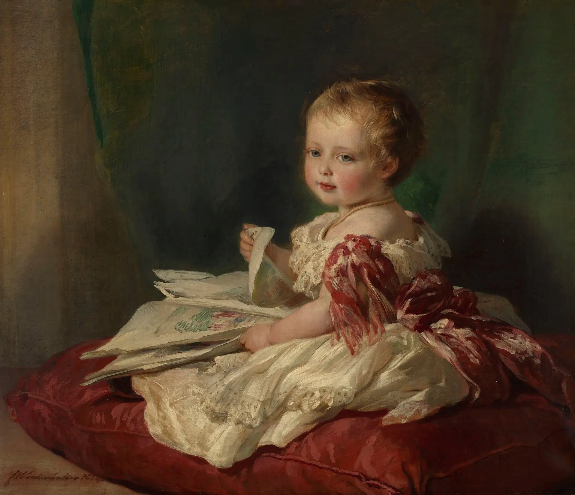 Prince Léopold (1853-1884) - Franz Xaver Winterhalter image 1 reproduction de peinture à l’huile