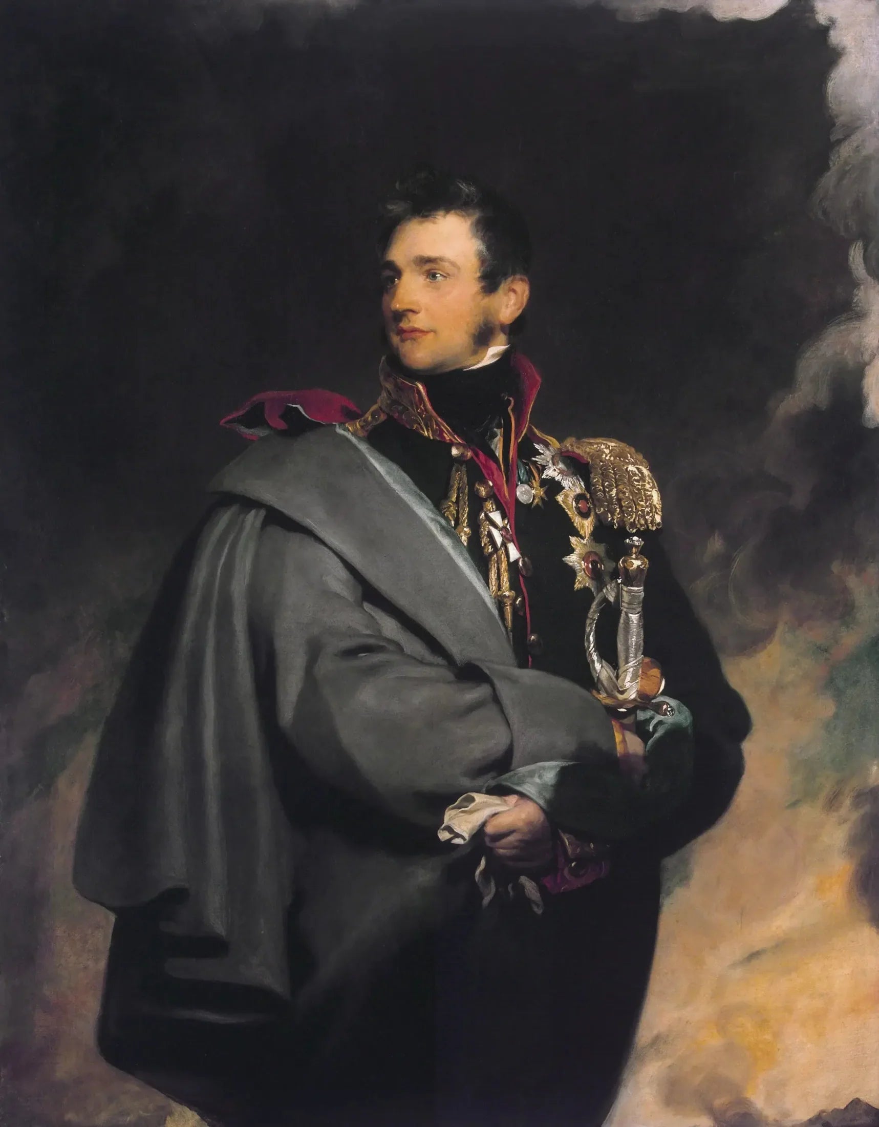 Prince Mikhaïl Vorontsov, parfois orthographié Michael Woronzow - Thomas Lawrence image 1 reproduction de peinture à l’huile
