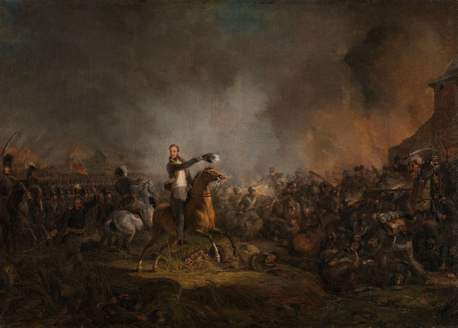 Le Prince d'Orange aux Quatre-Bras, le 16 juin 1815 - Jan Willem Pieneman