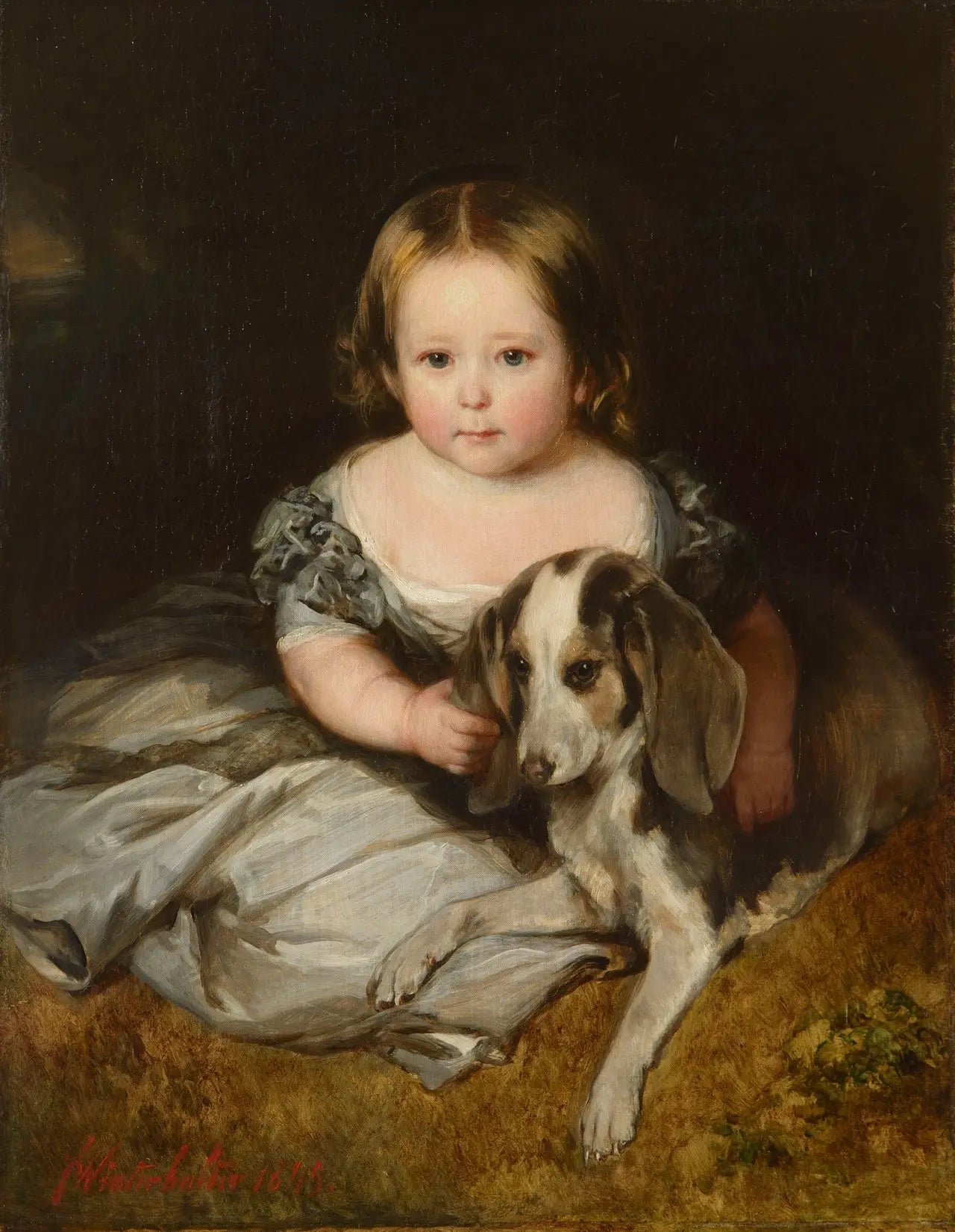 Princesse Alice (1843-1878) - Franz Xaver Winterhalter image 1 tableau peint à l’huile sur toile