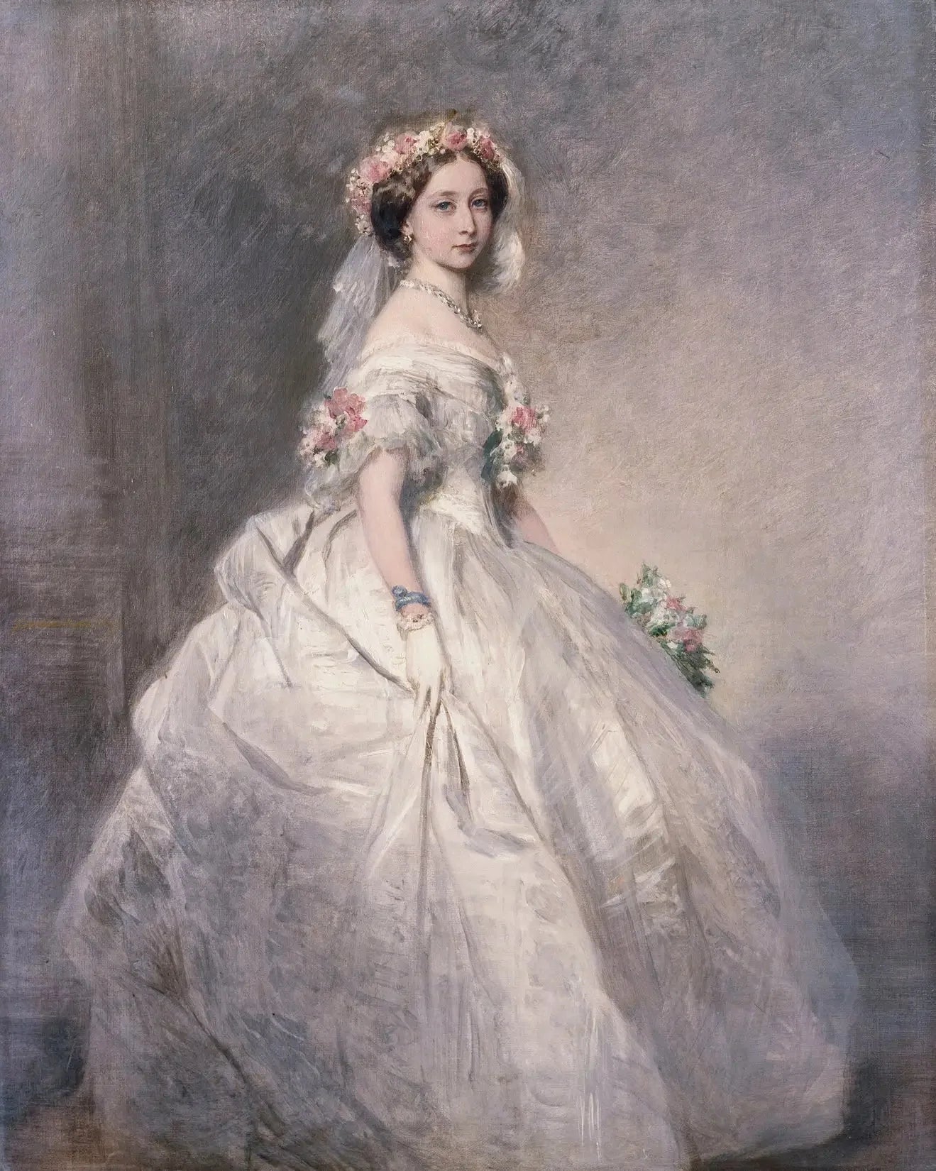 Princesse Alice (1843-1878), plus tard grande-duchesse de Hesse - Franz Xaver Winterhalter image 1 reproduction d’œuvre d’art à l’huile