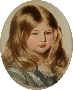 Princesse Amalie de Saxe-Cobourg et Gotha (1848-1894) - Franz Xaver Winterhalter image 1 reproduction d’œuvre d’art à l’huile
