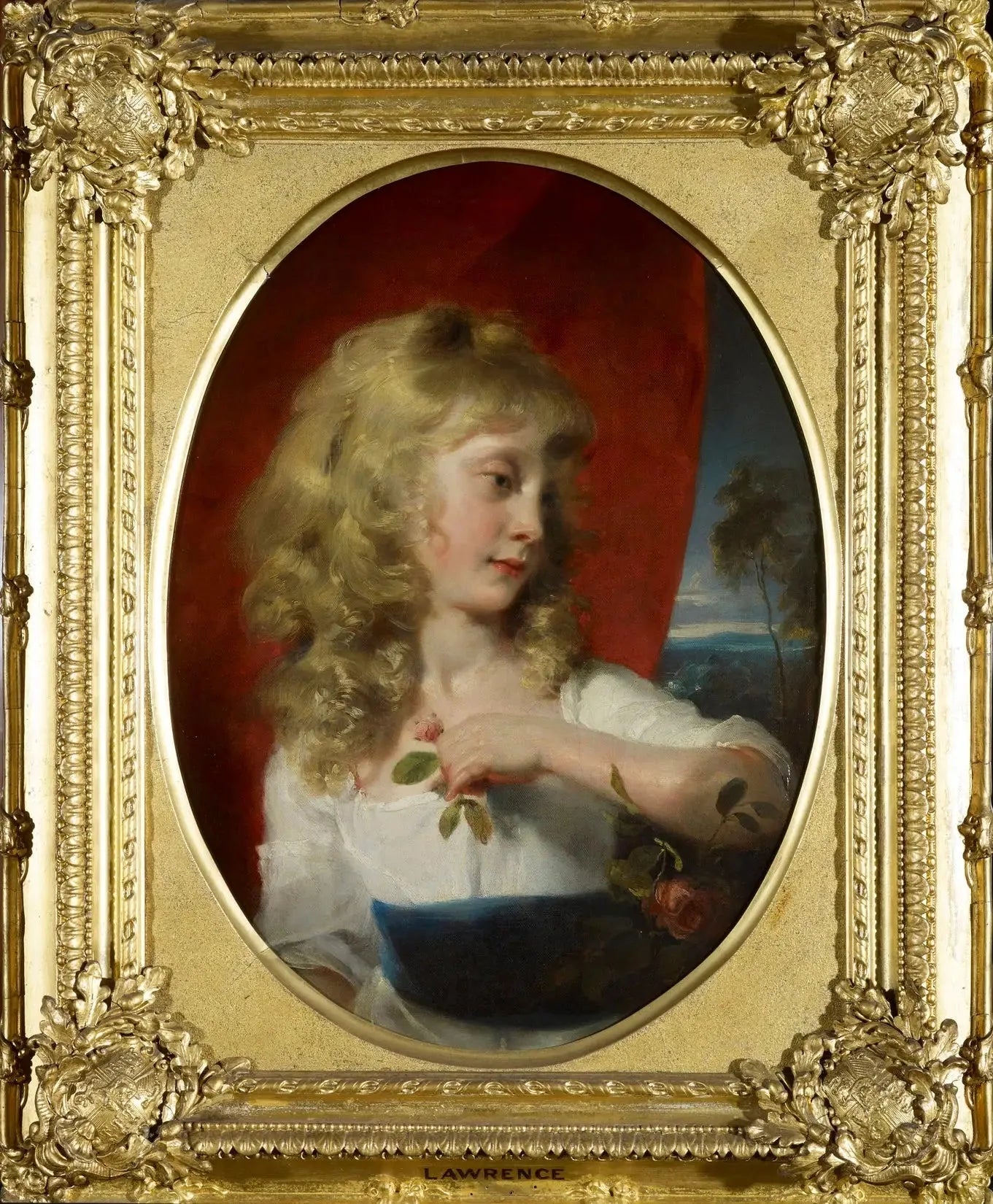 Princesse Amélie (1783-1810) - Thomas Lawrence image 1 tableau peint à l’huile sur toile