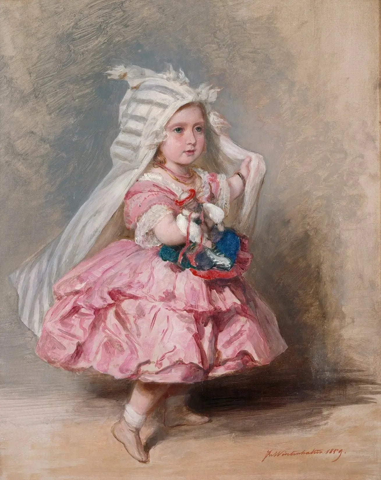 Princesse Béatrice (1857-1944), plus tard princesse Henri de Battenburg - Franz Xaver Winterhalter image 1 reproduction réalisée par Alpha Reproduction