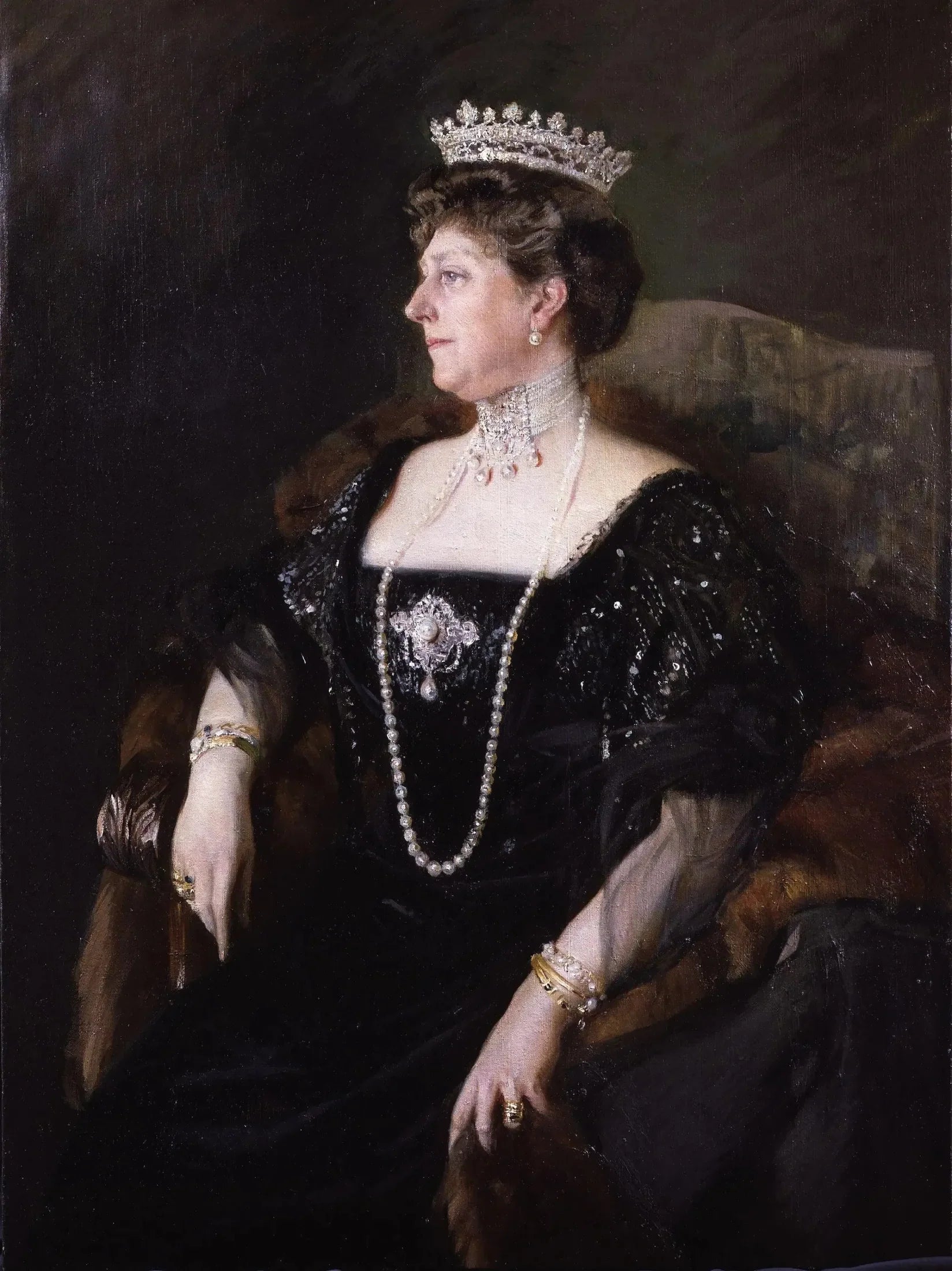 Princesse Béatrice de Battenberg - Joaquín Sorolla image 1 copie peinte à la main à l’huile