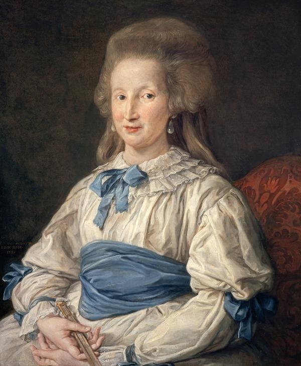 Princesse Cecilia Mahony Giustiniani (1741 - 1789) - Pompeo Batoni image 1 copie peinte à la main à l’huile