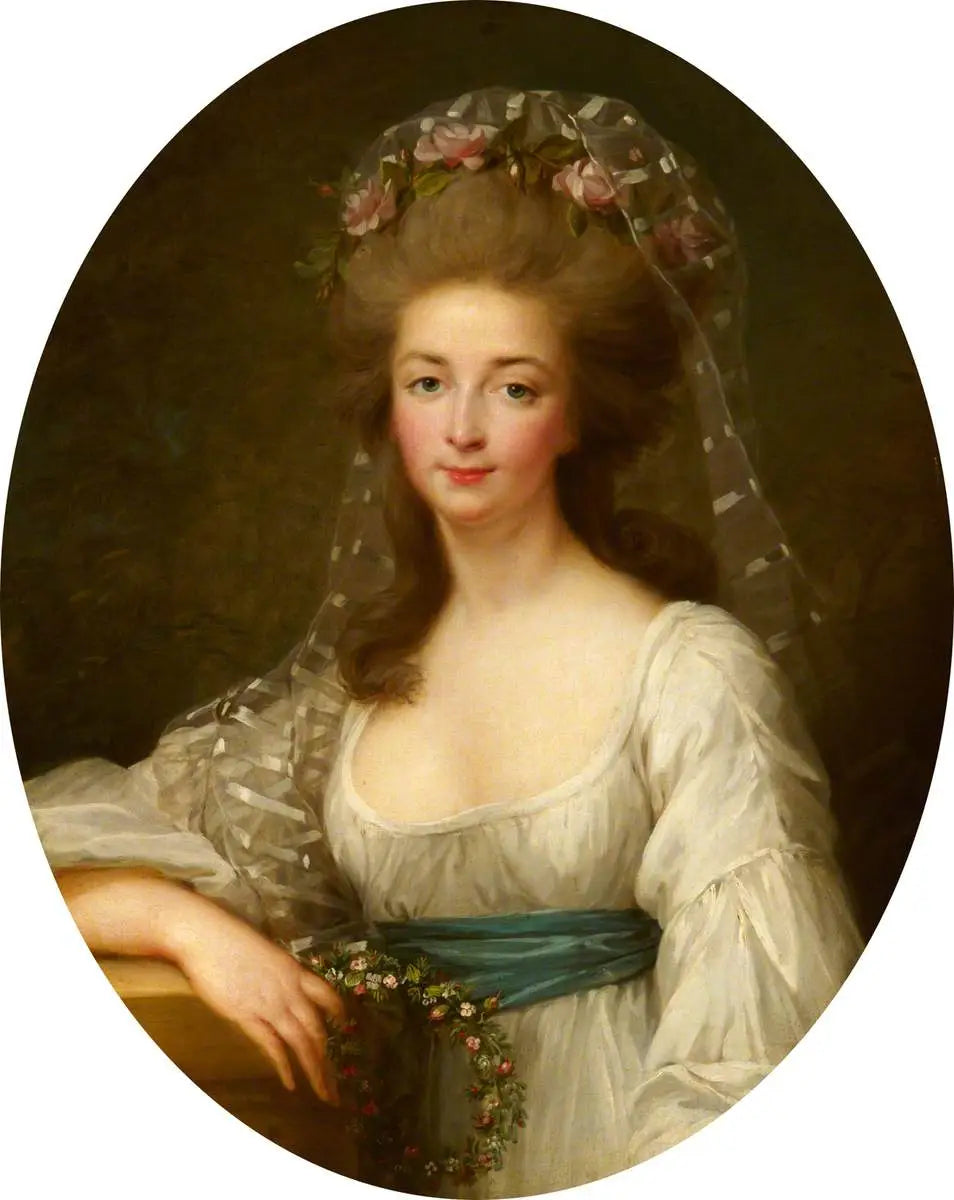 Princesse Élisabeth de Bourbon, princesse de France, « Madame Élisabeth » (1764-1794) - Élisabeth Vigée Le Brun image 1 tableau peint à l’huile sur toile