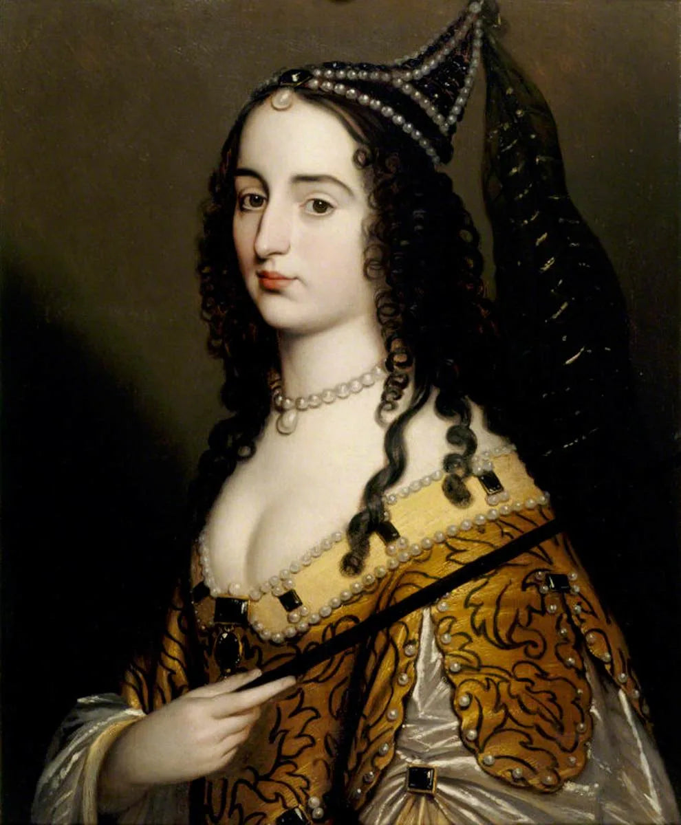 Princesse Élisabeth, princesse royale, abbesse de Hervorden (Hertford) (1618-1680) - Gerrit van Honthorst image 1 copie de tableau peinte à la main
