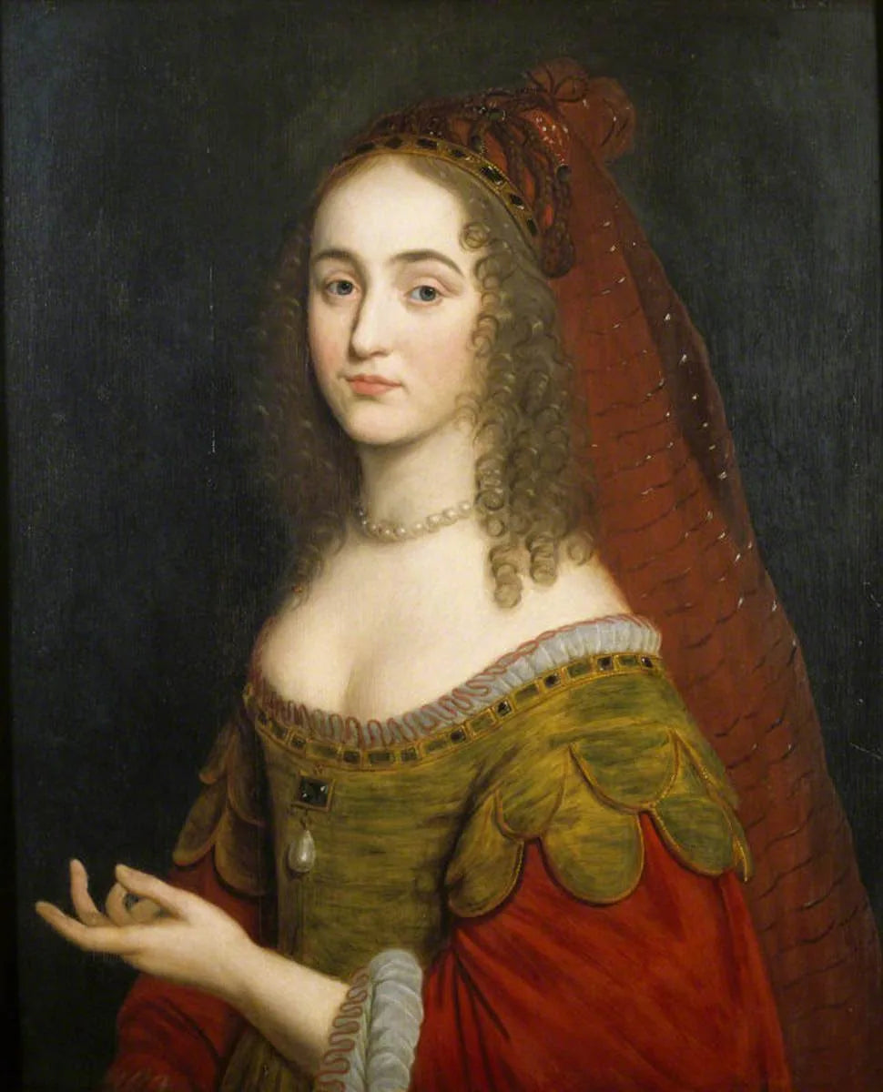 Princesse Henrietta Maria, princesse Palatine, princesse de Siebenbürgen, Transylvanie (1626-1651) - Gerrit van Honthorst image 1 copie de tableau peinte à la main