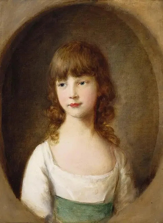 Princesse Mary (1776-1857) - Thomas Gainsborough image 1 reproduction artisanale de tableau