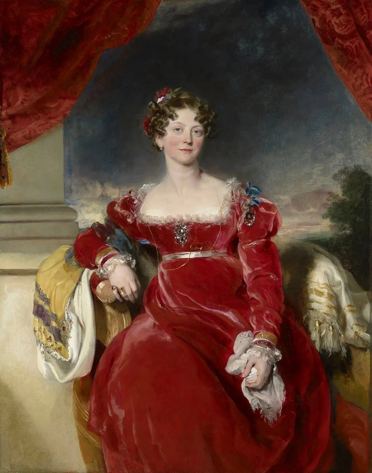 Princesse Sophie (1777-1848) - Thomas Lawrence image 1 tableau peint à l’huile sur toile