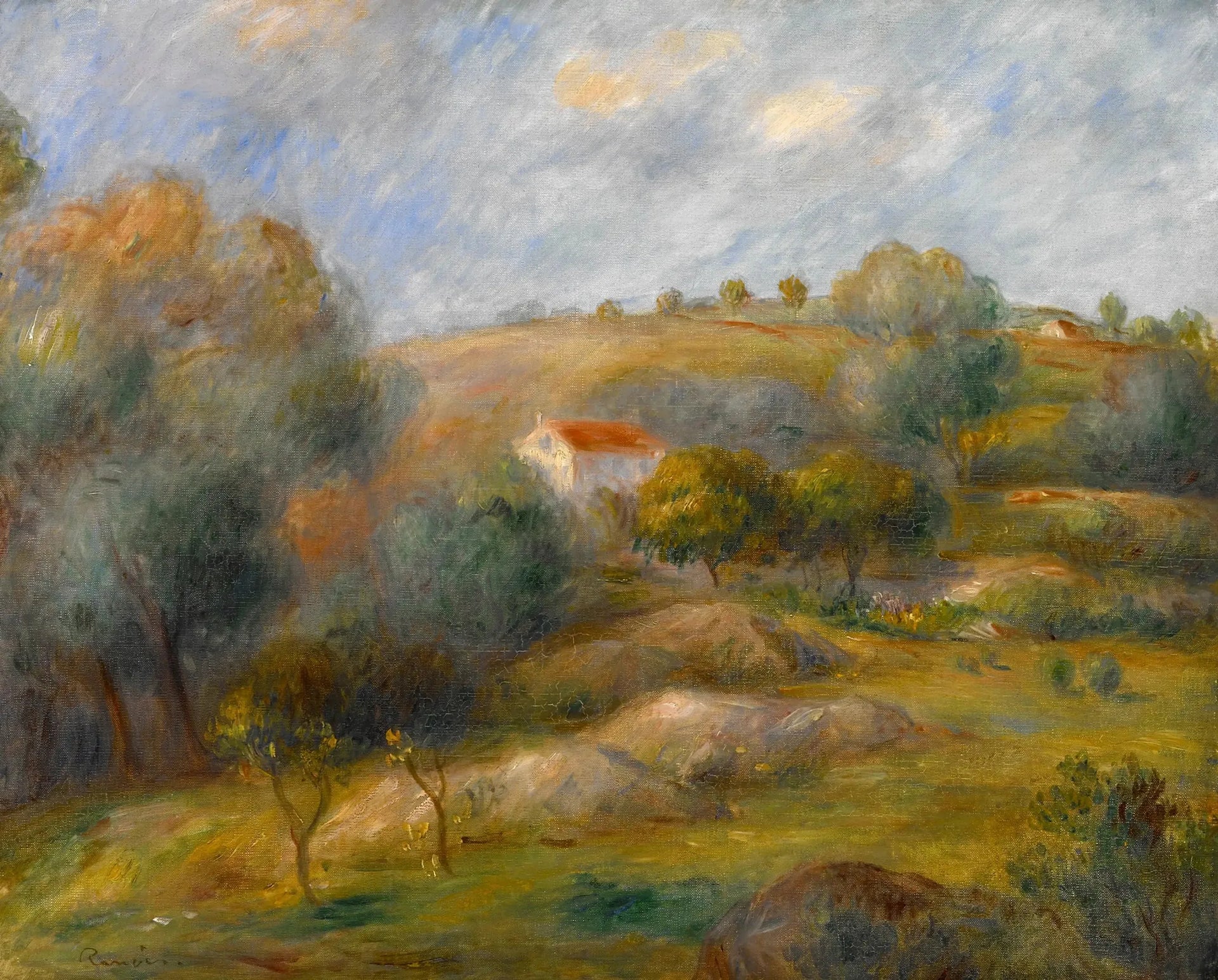 Printemps à Essoyes - Pierre-Auguste Renoir image 1 copie peinte à la main à l’huile
