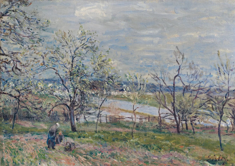 Printemps à Veneux-Nadon - Alfred Sisley