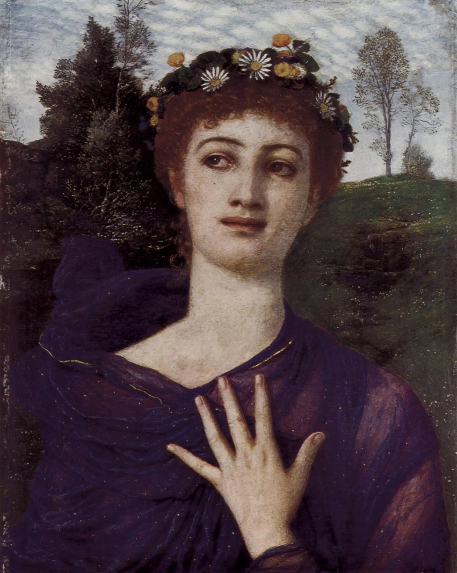 Printemps - Arnold Böcklin image 1 copie de tableau peinte à la main