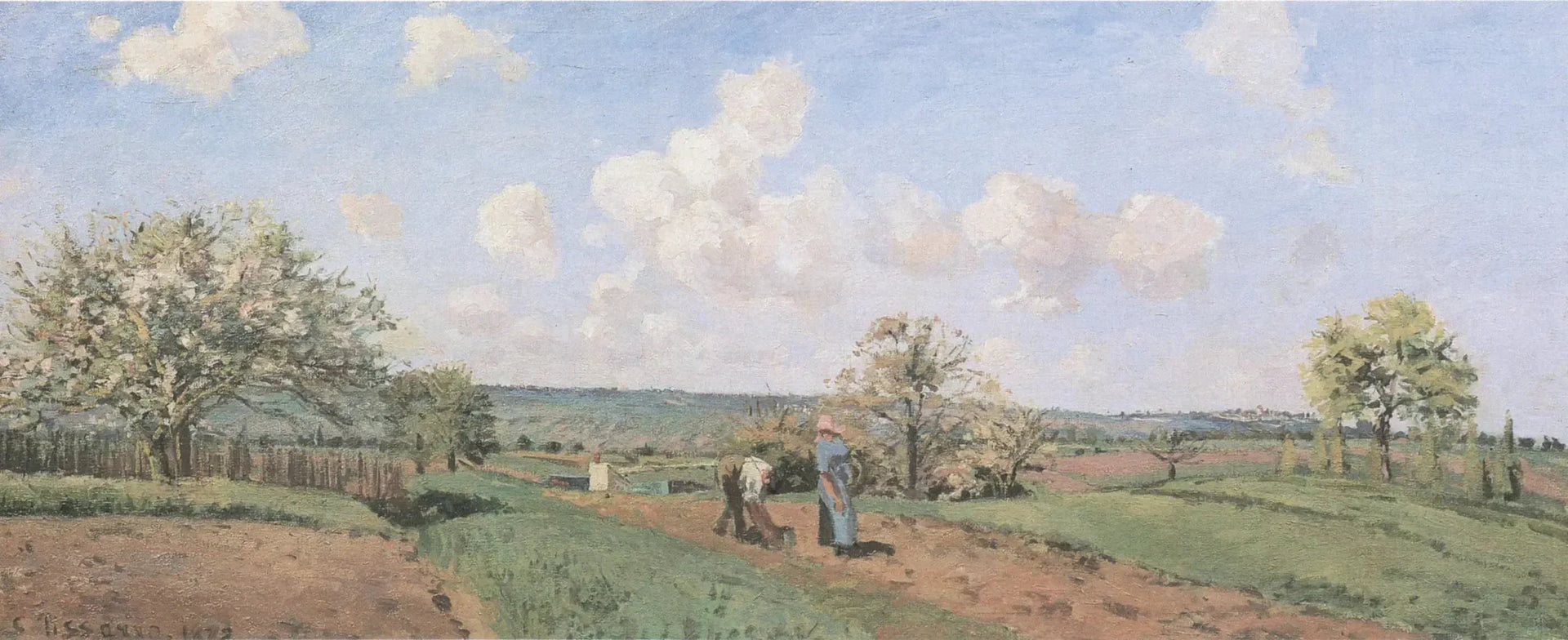 Printemps - Camille Pissarro image 1 tableau peint à l’huile sur toile