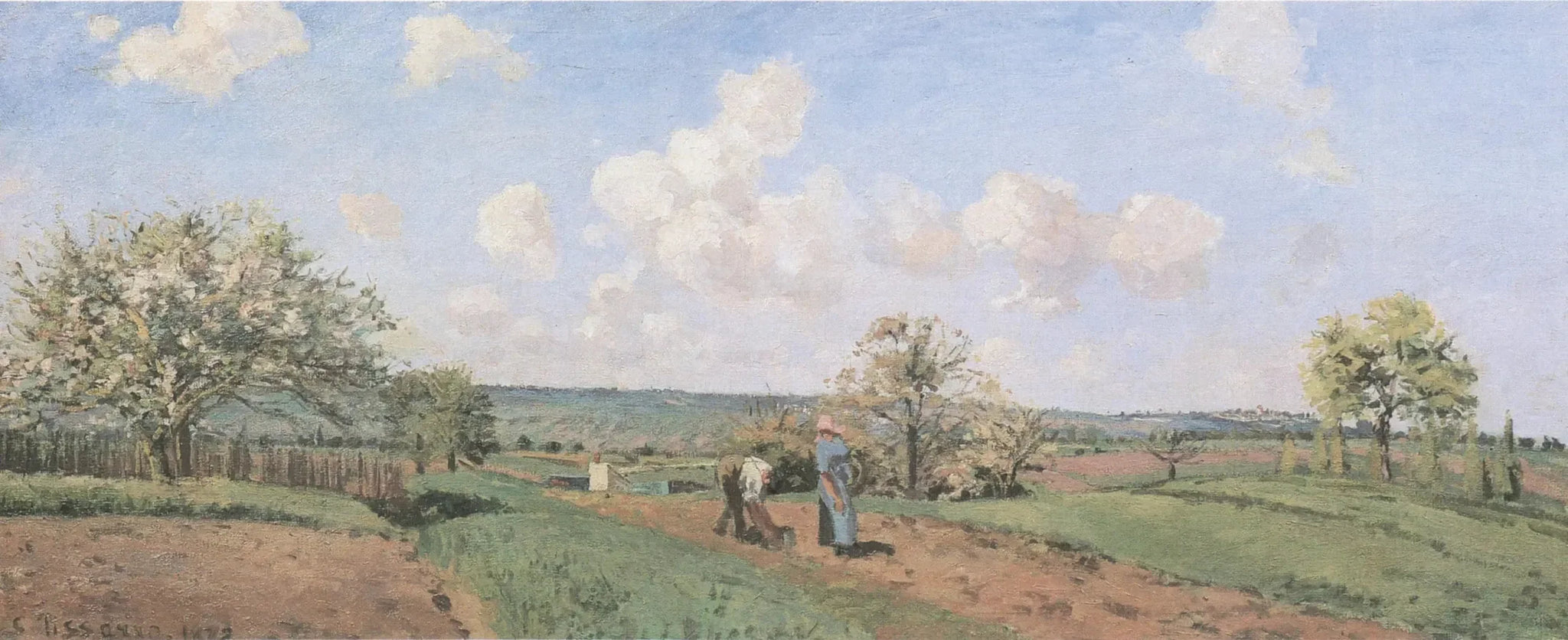 Printemps - Camille Pissarro image 1 tableau peint à l’huile sur toile
