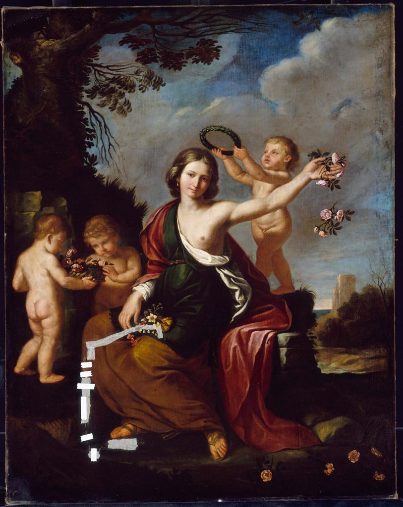 Printemps - Guercino image 1 reproduction d’œuvre d’art à l’huile
