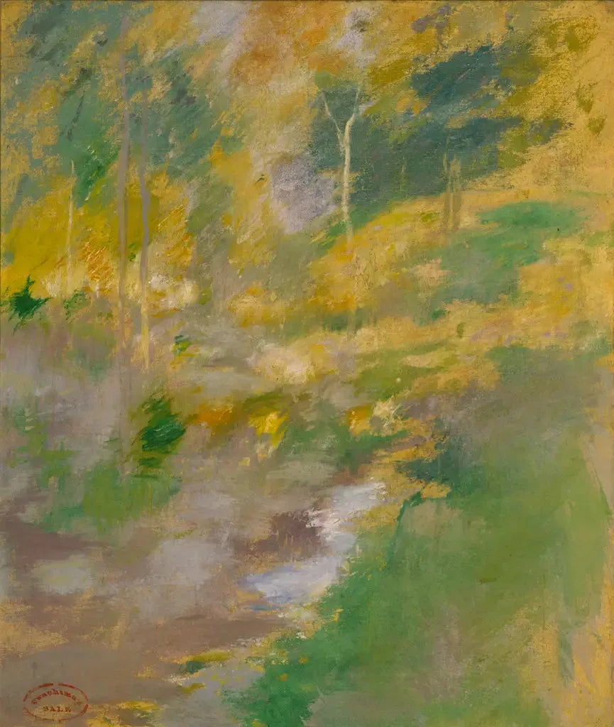 Printemps - John Henry Twachtman image 1 reproduction artisanale de tableau