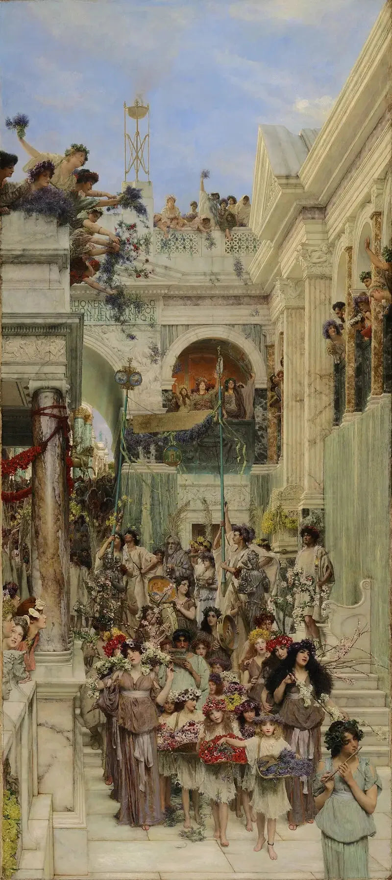 Printemps - Lawrence Alma-Tadema image 1 reproduction artisanale de tableau