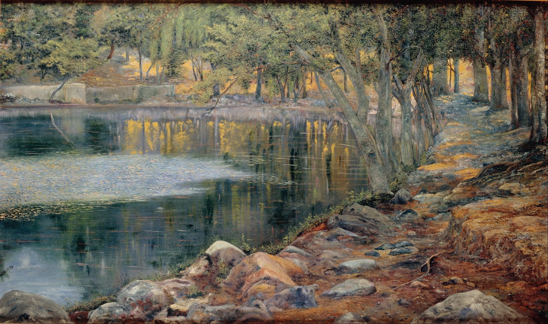 Printemps naissants en automne - Joaquín Clausell image 1 copie de tableau peinte à la main