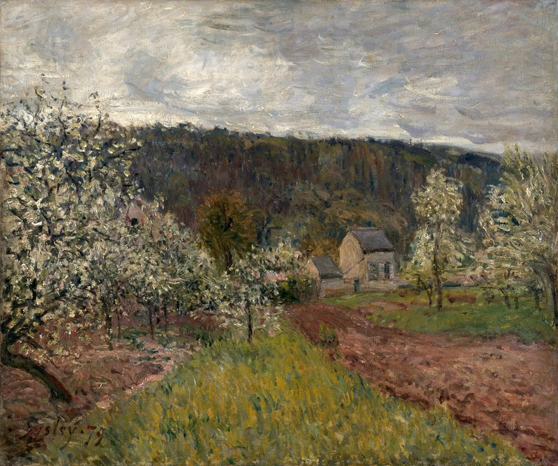 Printemps pluvieux aux environs de Paris - Alfred Sisley
