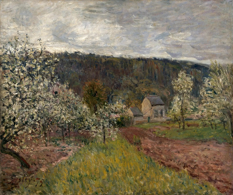 Printemps pluvieux aux environs de Paris - Alfred Sisley