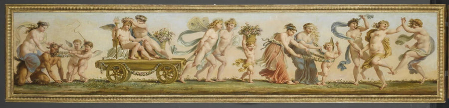 Le Printemps (Salon des Saisons) procession : femmes dansant, char... - Pierre-Paul Prud'hon
