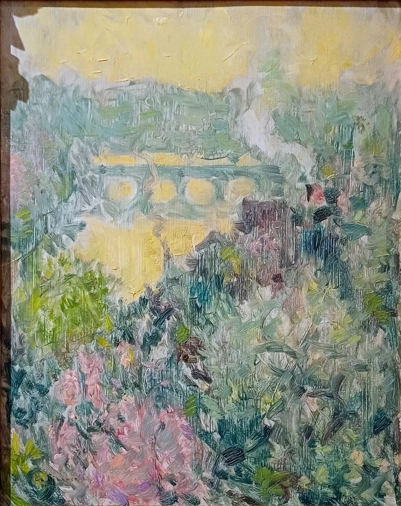 Printemps sur la Seine - Henri Le Sidaner image 1 reproduction artisanale de tableau