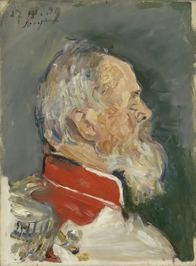 Prinzregent Luitpold, Brustbild im Profil - Max Slevogt
