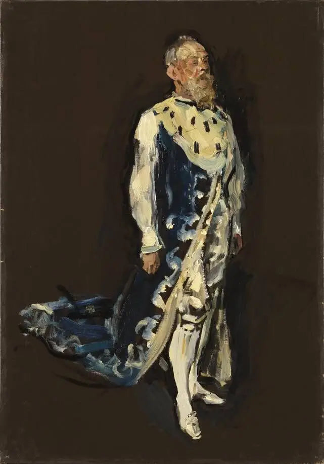 Prinzregent Luitpold im Hermelinmantel - Max Slevogt image 1 reproduction de peinture à l’huile