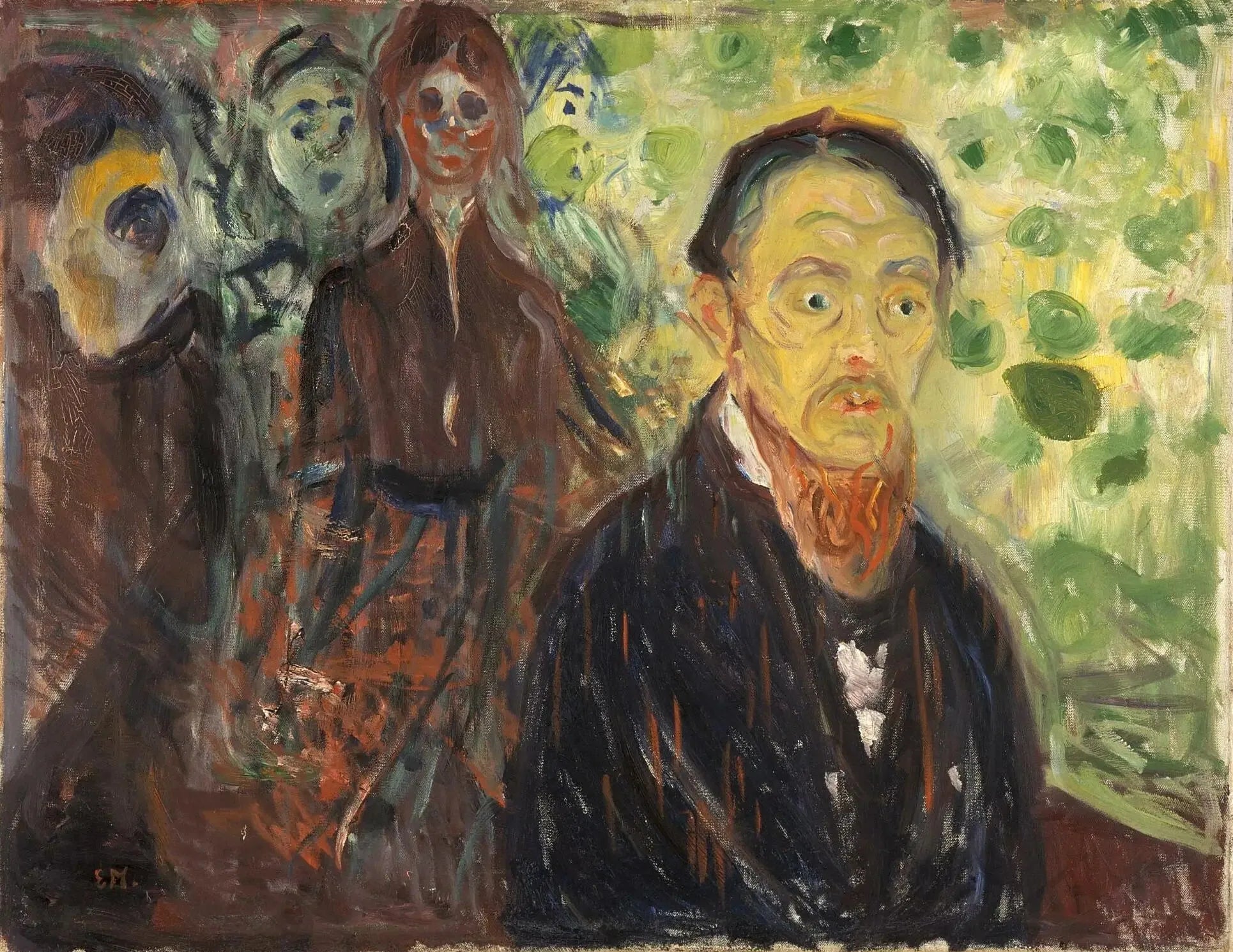 Pris par surprise - Edvard Munch image 1 reproduction de peinture à l’huile