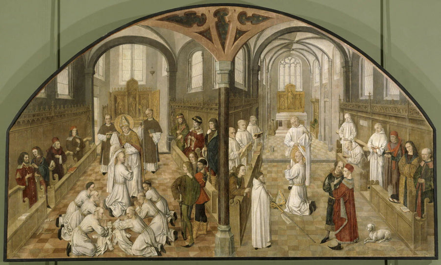 Prise d'habit de saint Bruno et de saint Hugues - Maître de Saint Bruno