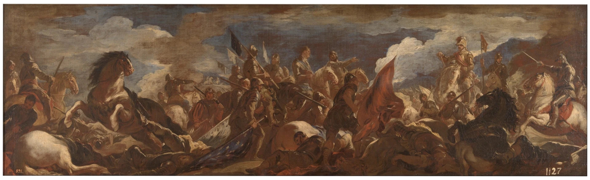 Prison du connétable de Montmorency, lors de la bataille de San Quentin - Luca Giordano