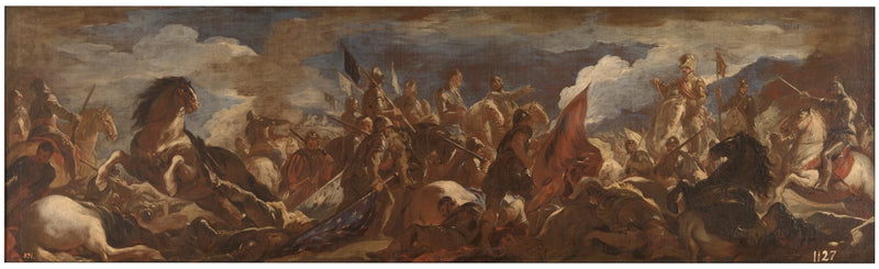 Prison du connétable de Montmorency, lors de la bataille de San Quentin - Luca Giordano