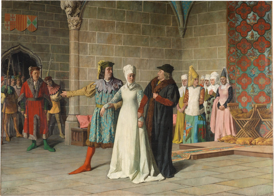 Prison de la dernière reine de Majorque - Nicasio Serret y Comín