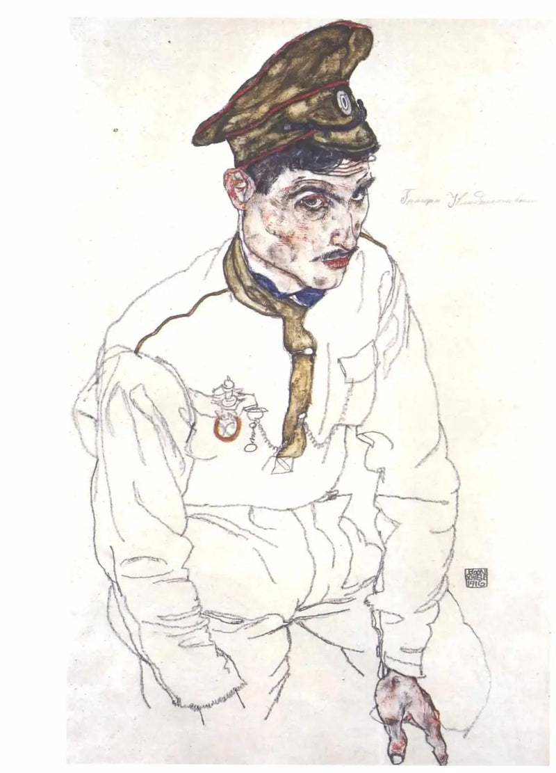 Prisonnier de guerre russe - Egon Schiele