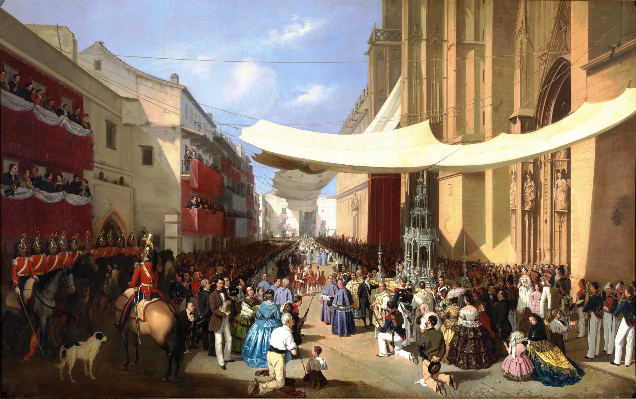 La procession du Corpus Christi à Séville - Manuel Cabral Aguado Bejarano