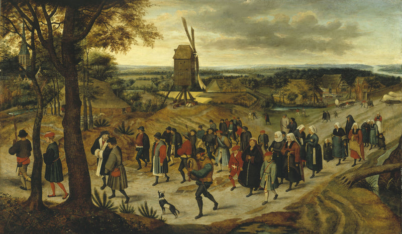 La Procession de noces - Pieter Brueghel le Jeune