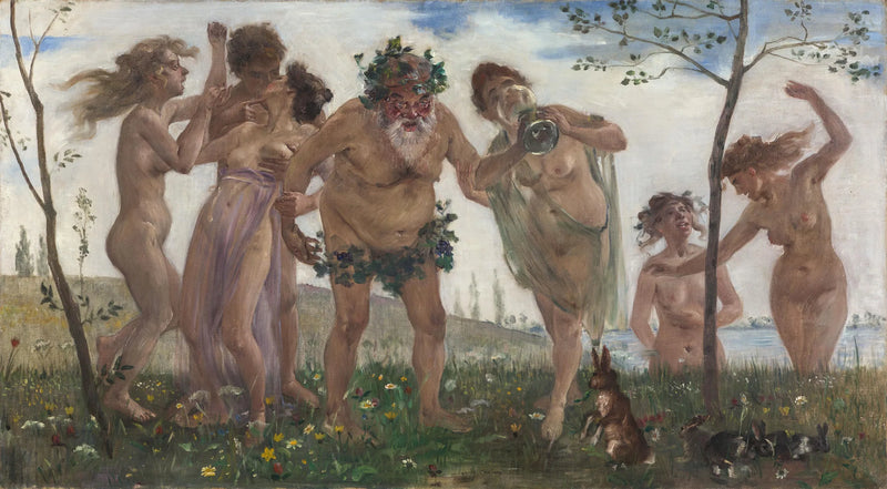 procession des Bacchantes - Lovis Corinth
