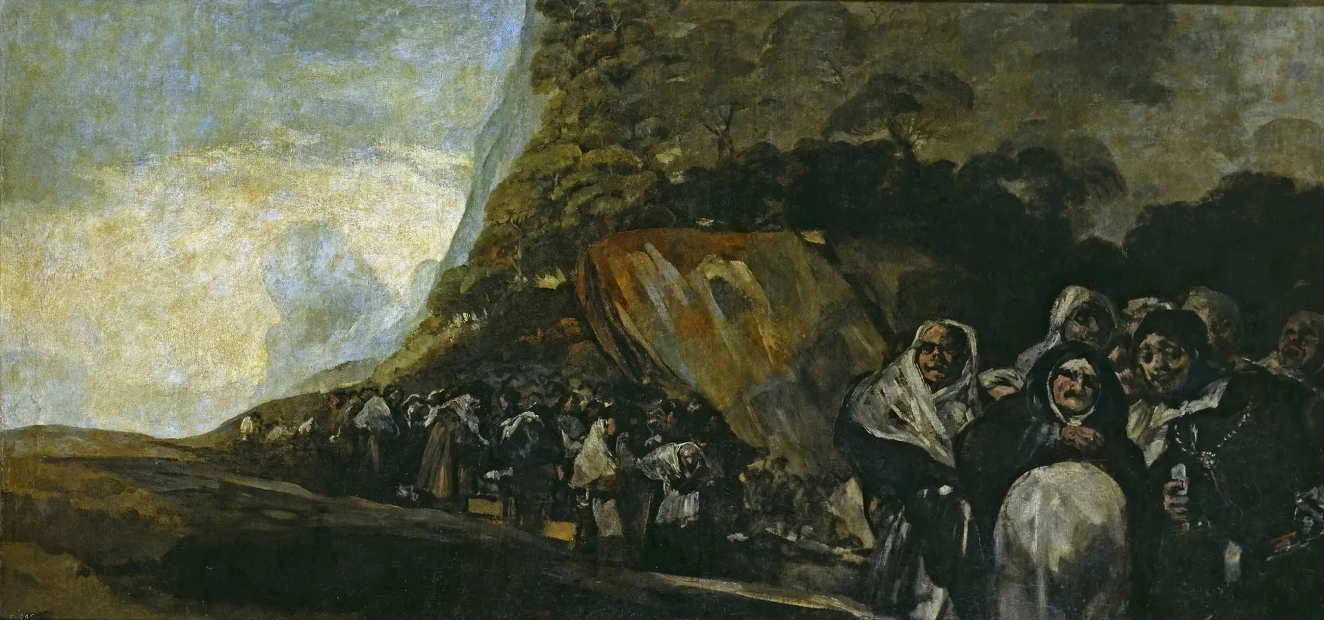 Procession du Saint-Office - Francisco de Goya image 1 tableau peint à l’huile sur toile