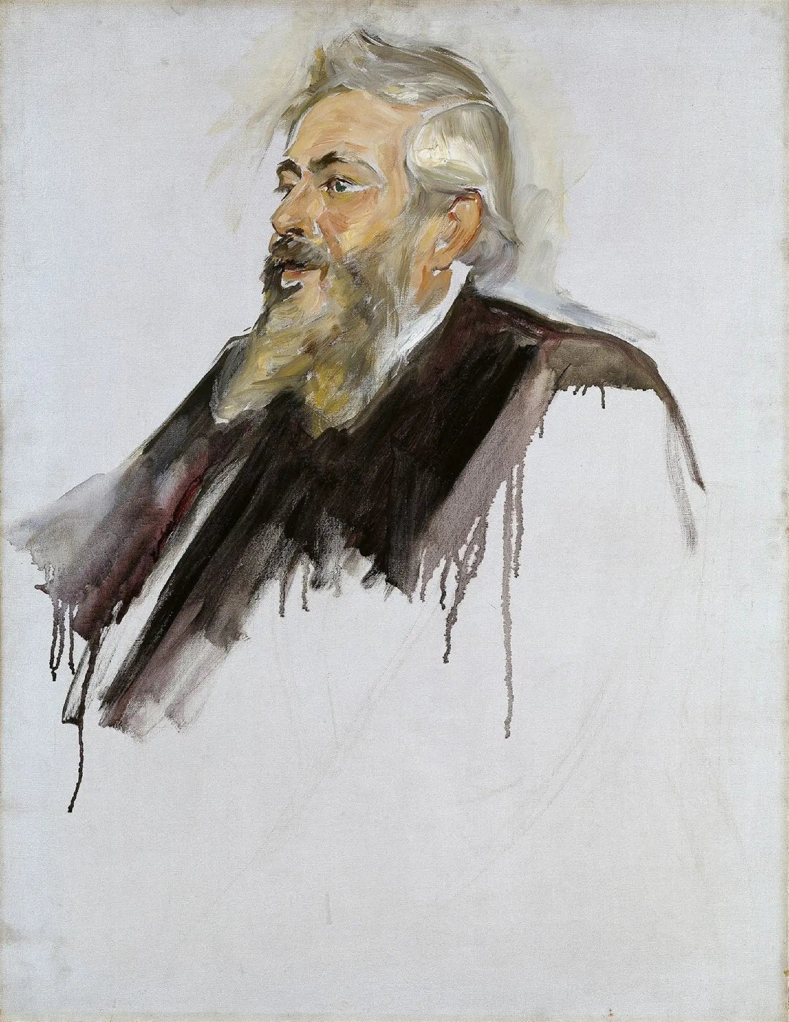 Professor Justus Brinckmann - Max Liebermann image 1 copie peinte à la main à l’huile