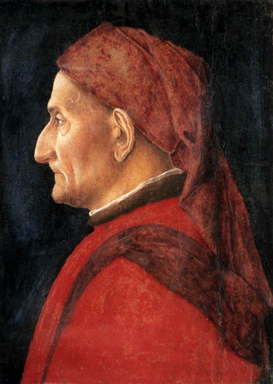 Profil d'homme - Andrea Mantegna image 1 reproduction artisanale de tableau