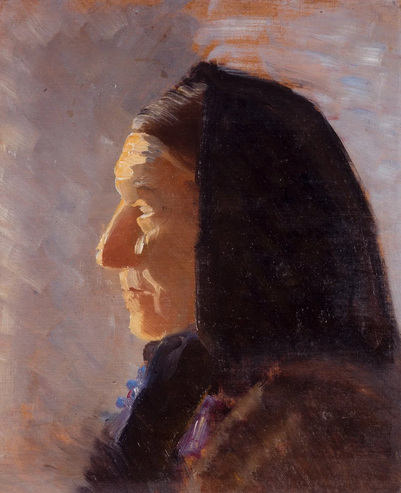 Profil d'une femme de Skagen - Anna Ancher