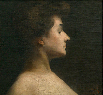 Profil de femme - Eliseu Visconti image 1 copie peinte à la main à l’huile