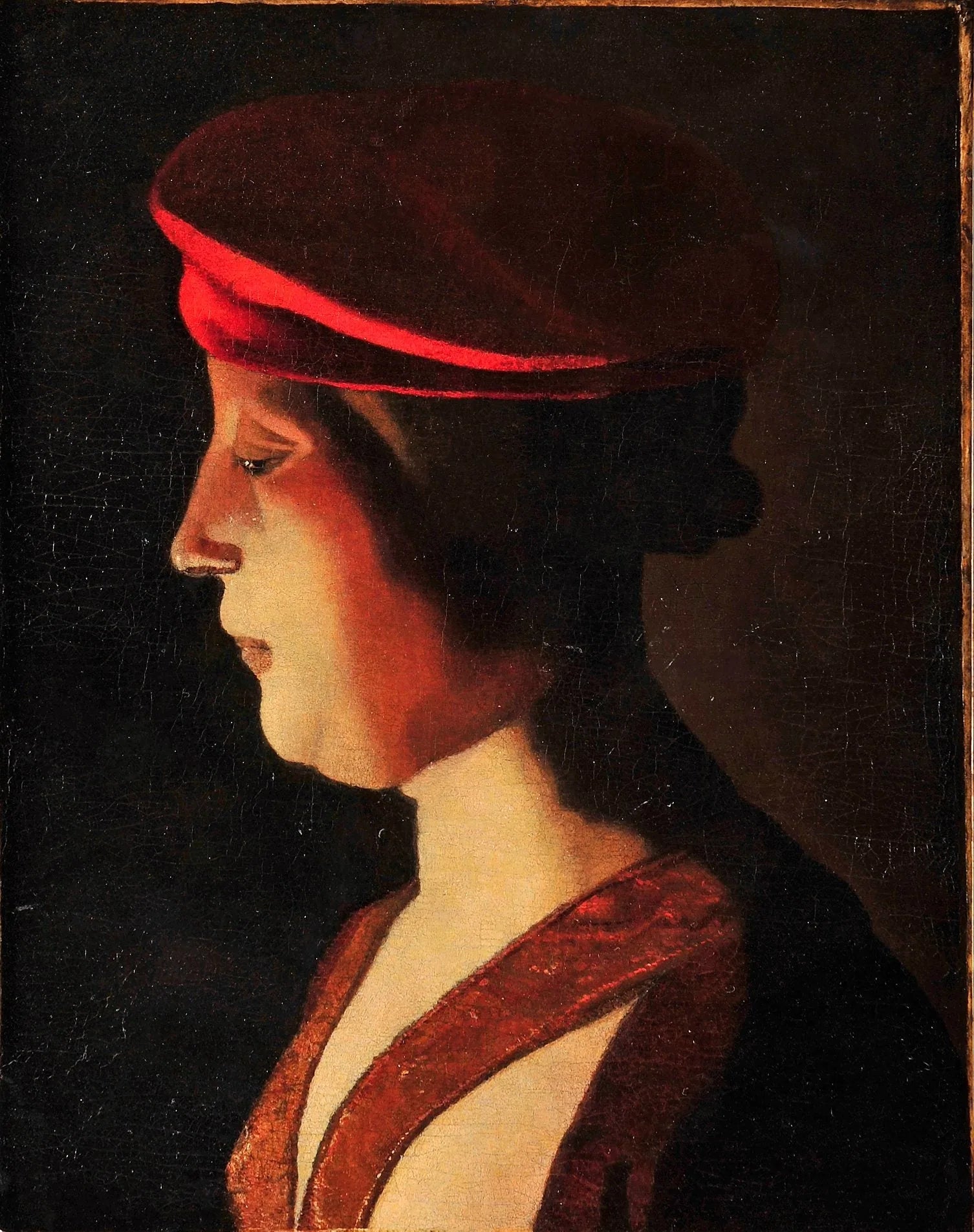 Profil de femme - Georges de La Tour image 1 reproduction de peinture à l’huile