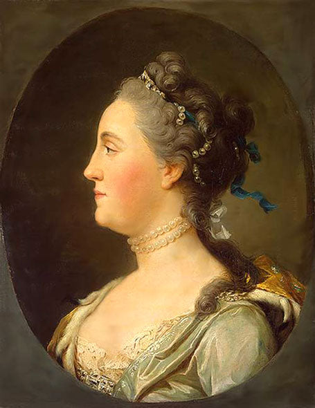 Portrait de Catherine II - Vigilius Eriksen