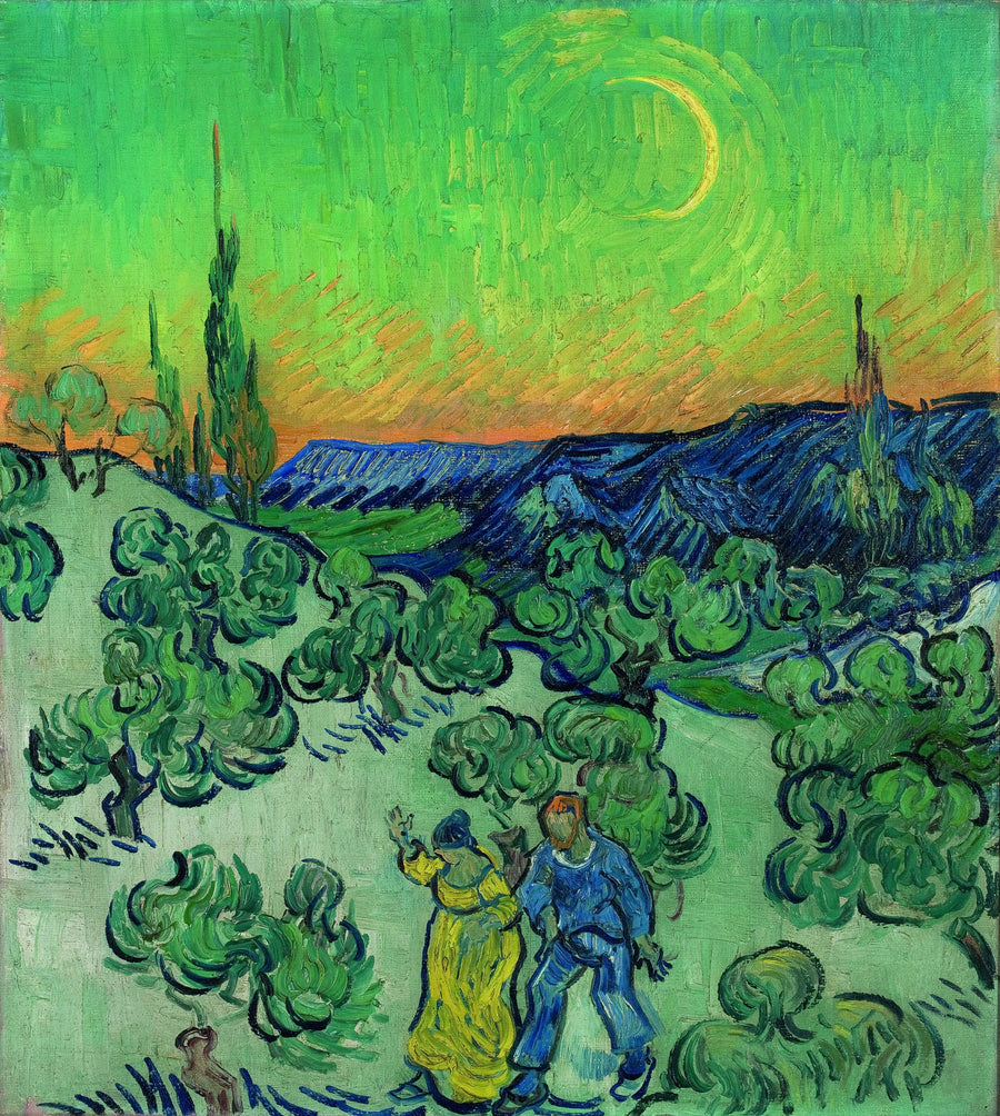 Promenade au crépuscule – Vincent van Gogh